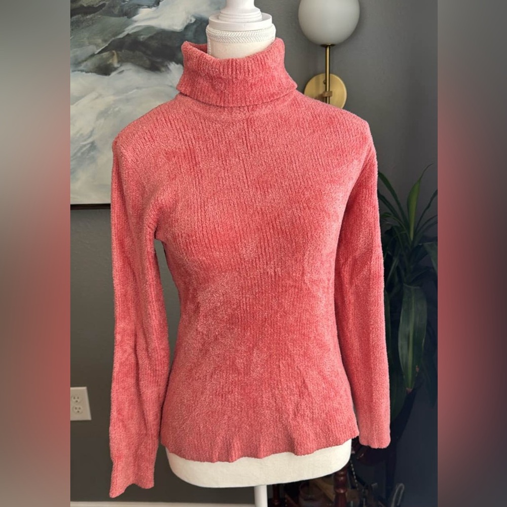 VTG soft girl chenille sweater petite small